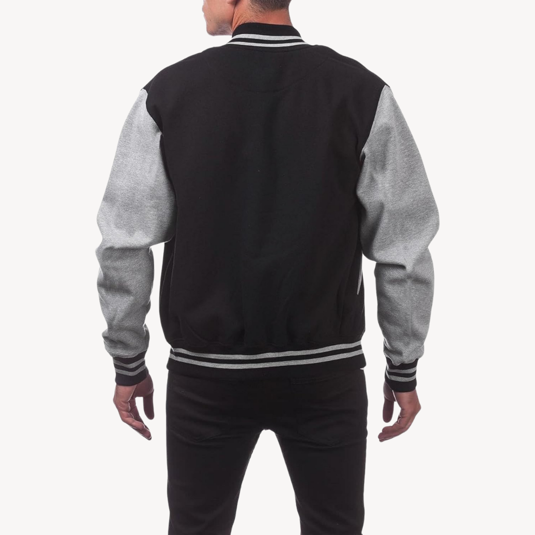 Men's Contrast Panel Sports Jacket