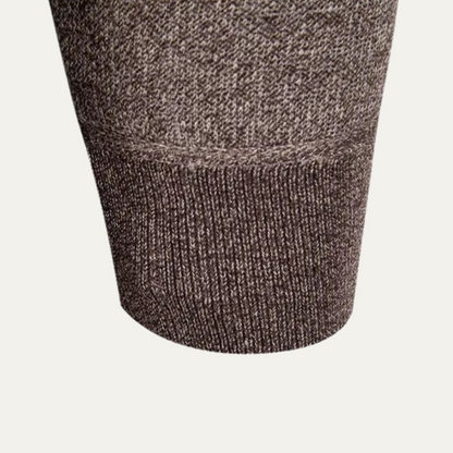 Men's Cozy Crew Neck Pocket Cardigan Sweater
