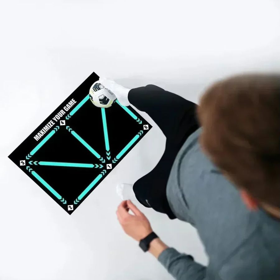 Elite Soccer Practice Mat with Coaching Videos