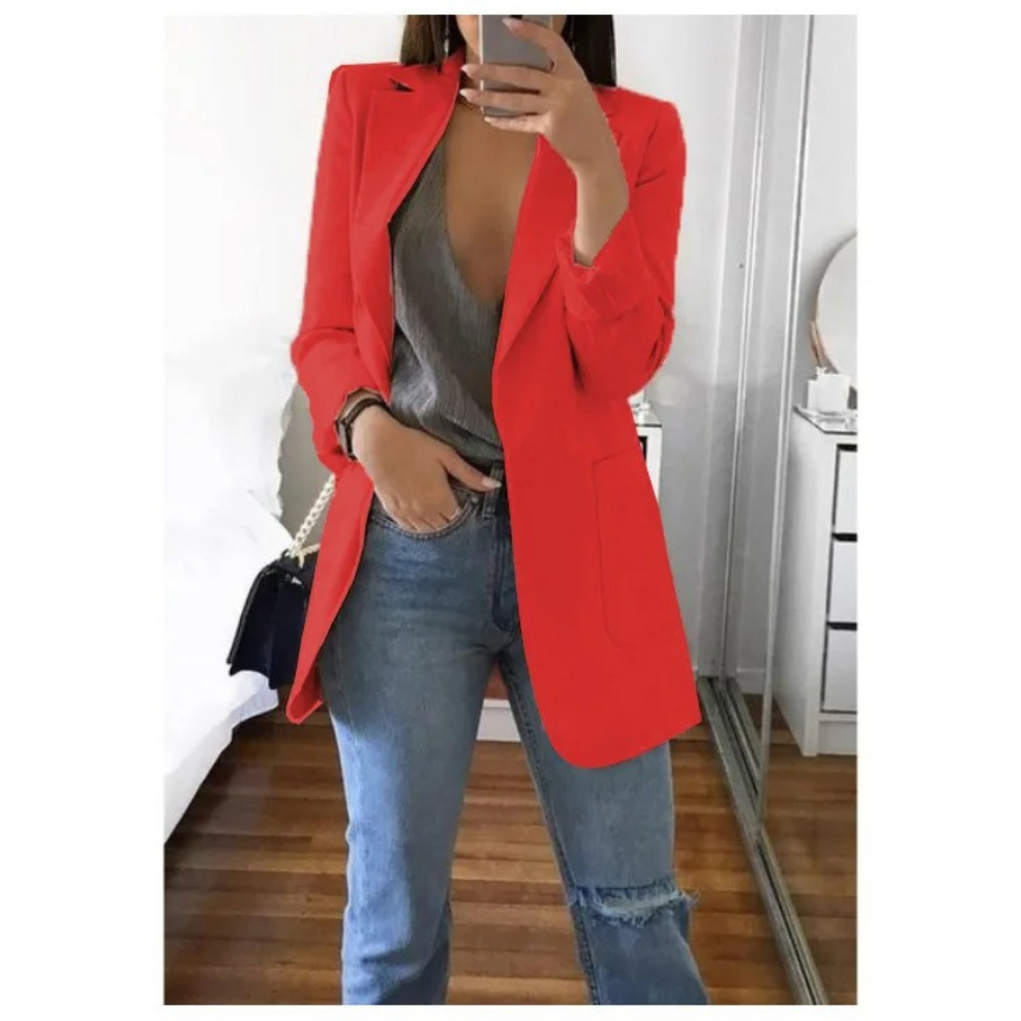 Classic Tan Women's Trench Blazer