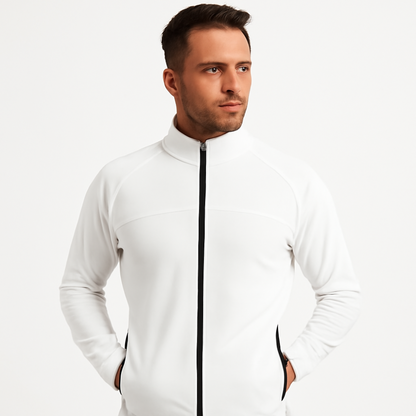 Men's Breathable Water Resistant Zip Up Jacket - OutfitLondon