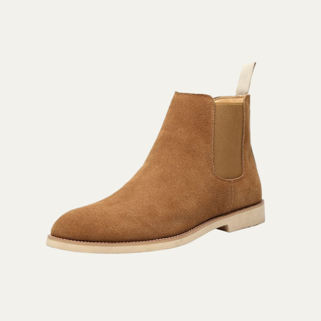 Men's Classic Black Leather Ankle Boot
