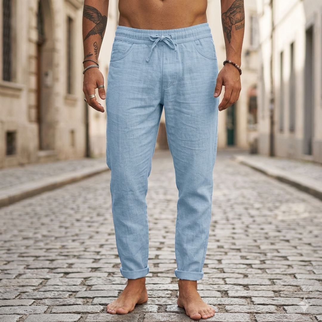 Comfy Loose Fit Men's Jogger Pants Lightweight