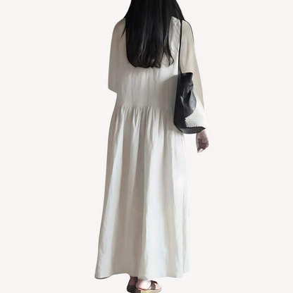 Relaxed Fit V Neck Maxi Dress for Women