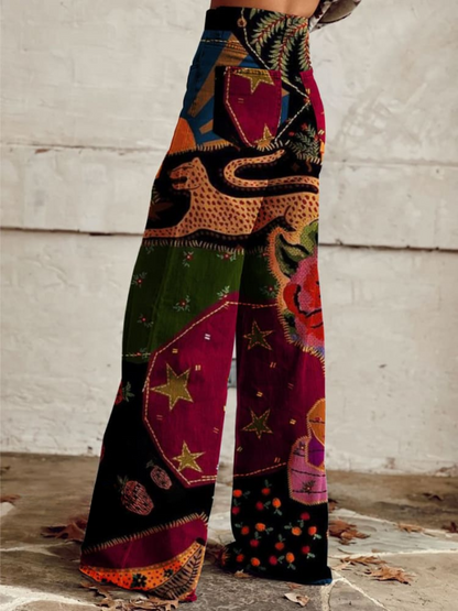 Stylish Wide Leg Women's Pants