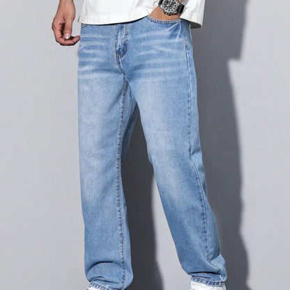 Relaxed Fit Mens Jeans - Multiple Pockets