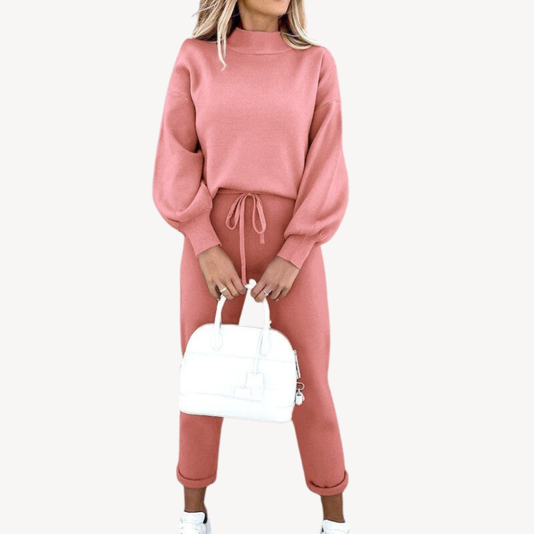Cozy Women's Soft Knit Sweater Set