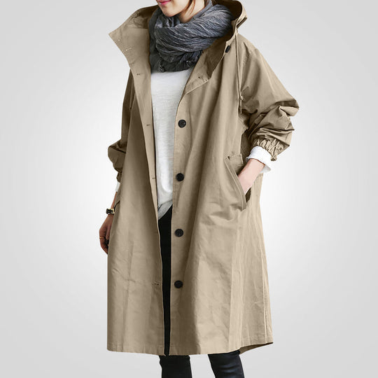 Breathable Ladies Waterproof Daily Rain Coat - OutfitLondon