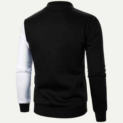 Men's Bright Colourblock Zipper Jacket