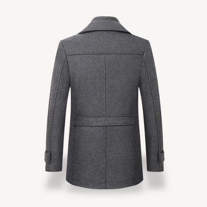 Warm Navy Classic Winter Coat