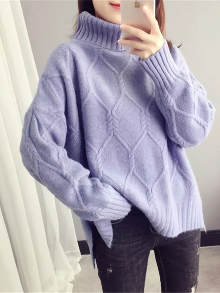 Soft Large Warm Knit Sweater for Women