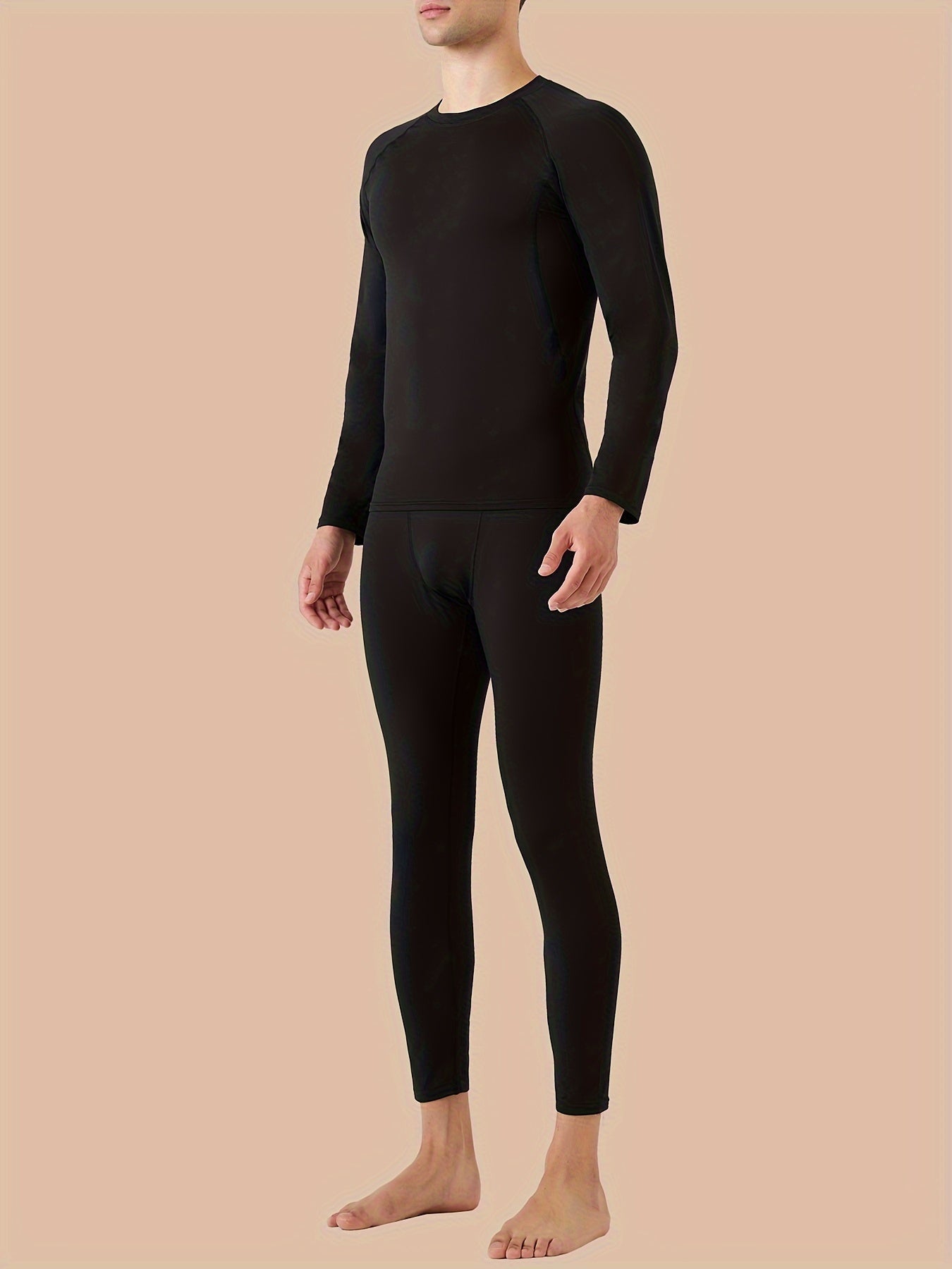 Warm Fleece Base Layer Set for Men