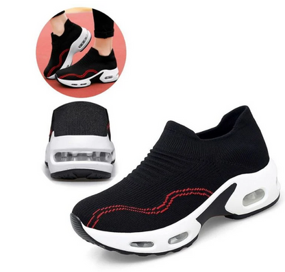 Women's Slip On Breathable Air Cushion Running Shoes