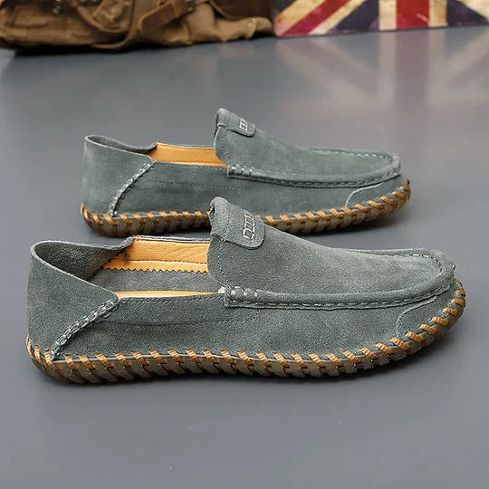 Men's Suede Loafers - Comfortable Slip-on Casual Shoes
