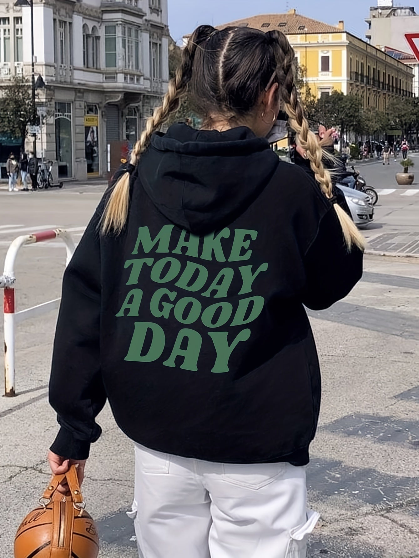 Warm Women's Fleece Hoodie with Cute Pocket Design - OutfitLondon