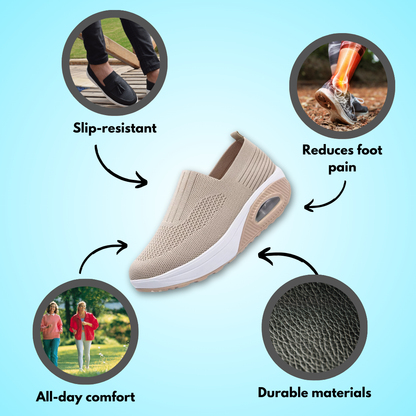 Women's Air Cushion Orthopedic Shoes | Soft-Sole Support for Walking Comfort