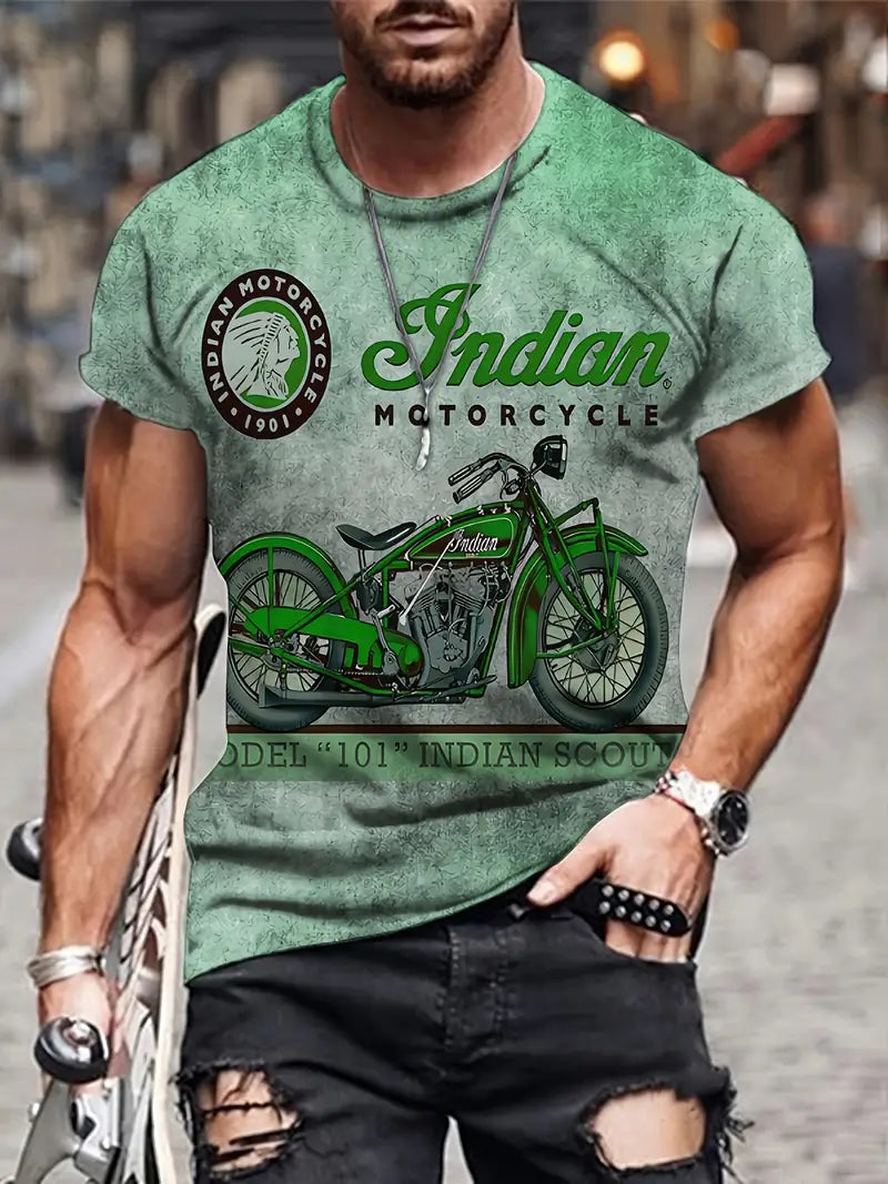 Classic Vintage Style Men's Graphic T-Shirt
