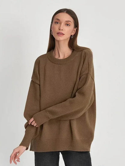 Soft Oversized Ladies Warm Knit Sweater