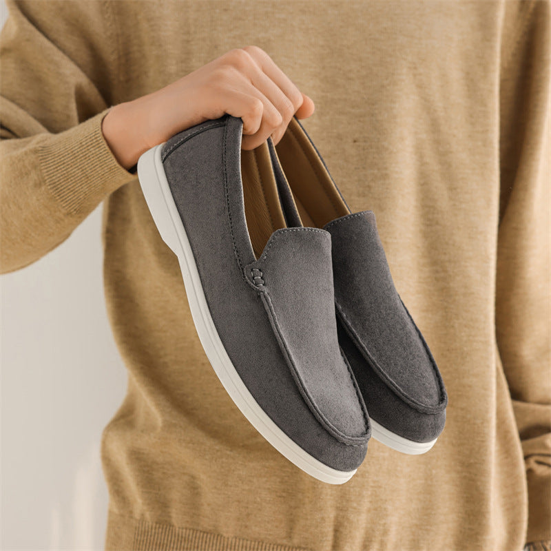 Soft Leather Slip On Shoes