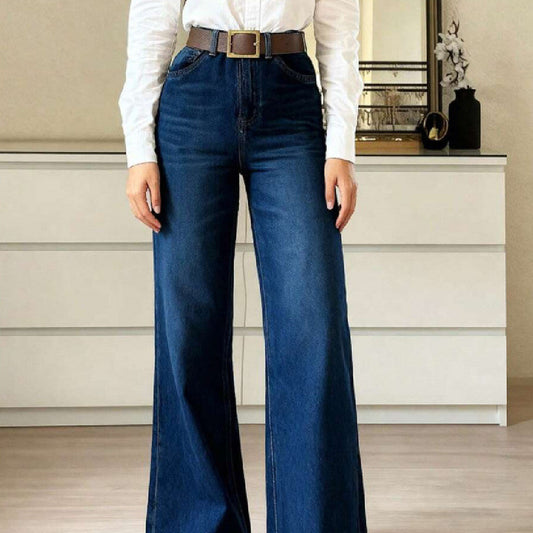 Women's Stylish Casual Denim 3D Effect Jeans