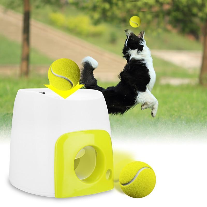 Automatic Interactive Dog Tennis Ball Launcher