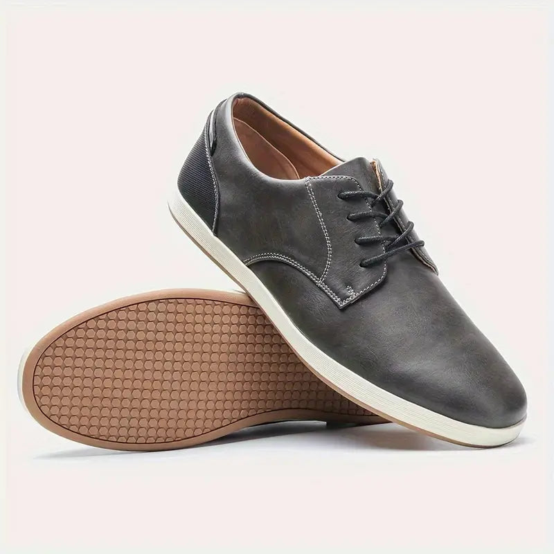Premium Leather Running Shoes