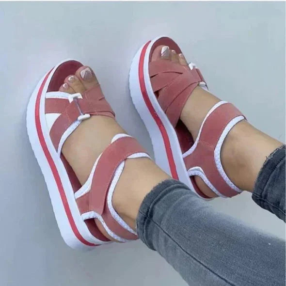 2023 Premium Diabetic Walking Orthopedic Platform Sandals