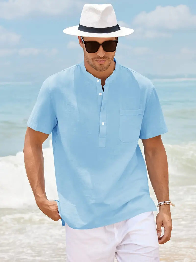 Classic Men's Long Sleeve Dress Shirt