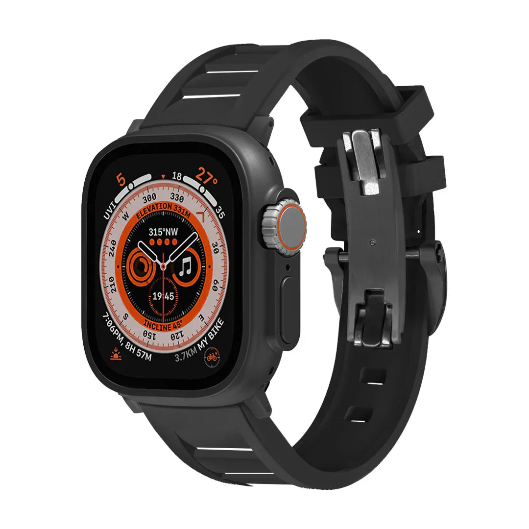 Vibrant Floral Buckle Apple Watch Band