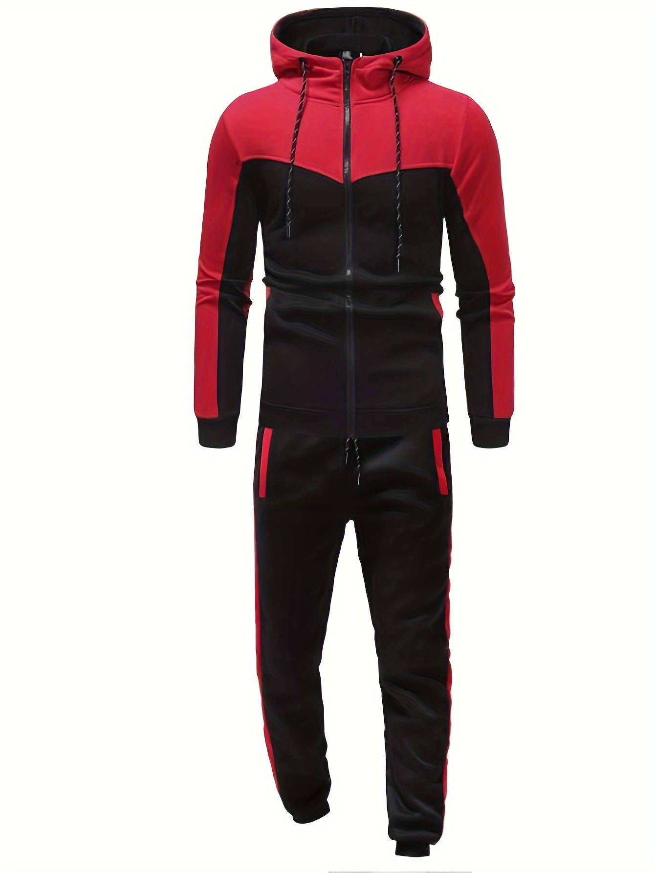 Soft Mens Sportswear Tracksuit with Hoodie