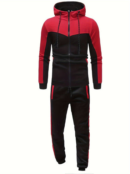Soft Mens Sportswear Tracksuit with Hoodie