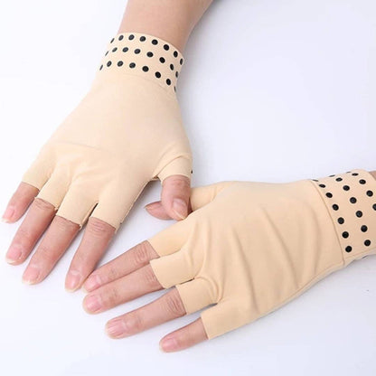 Fingerless Arthritis Gloves | Magnetic Compression Gloves for Arthritis Pain Relief - Improved Circulation - Reduced Swelling