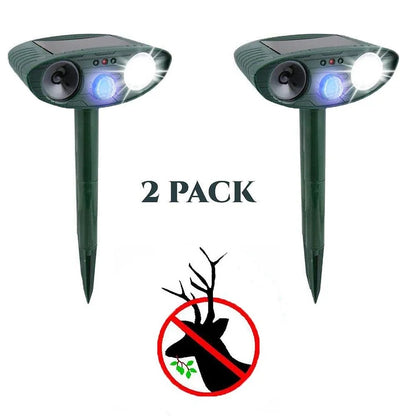 Ultrasonic Deer Repeller Solar Powered - Get Rid of Deer in 48 Hours