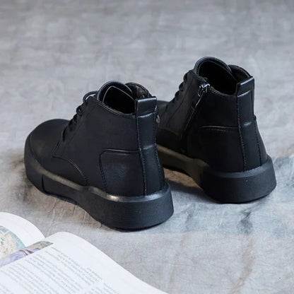Cozy Classic Low Heel Ankle Boots for Women