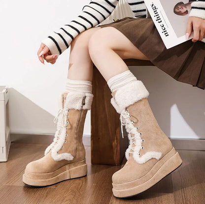 Cozy Insulated Waterproof Snow Boots for Women