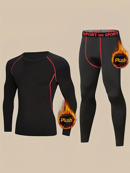 Warm Fleece Base Layer Set for Men