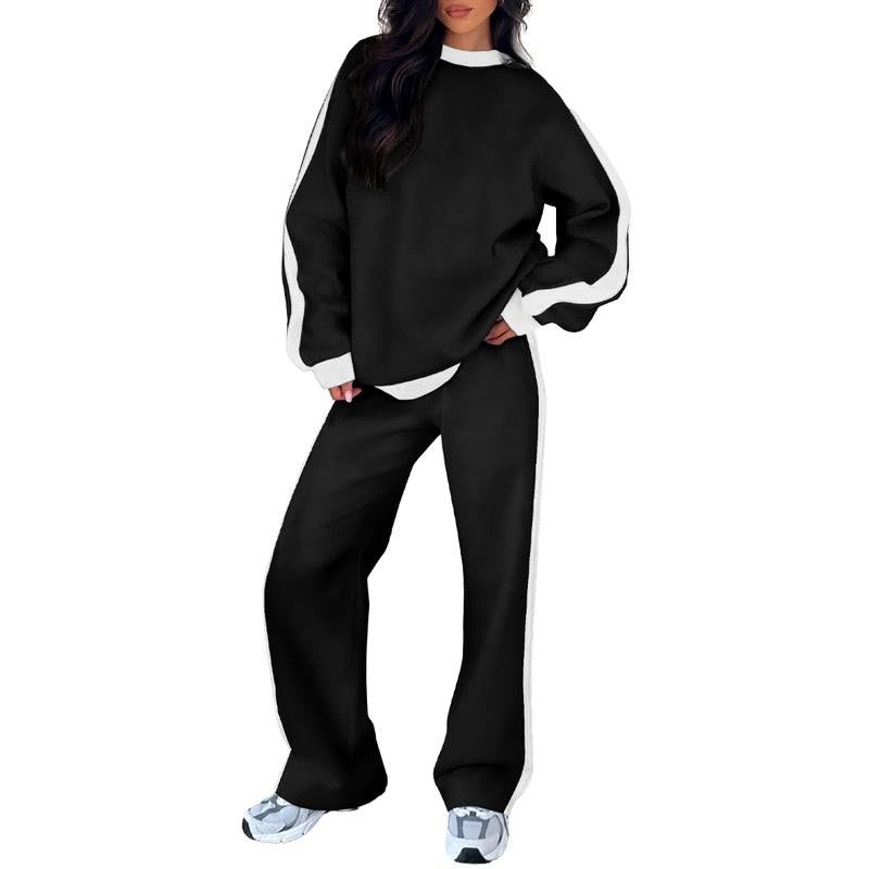 Soft Cozy Loungewear Set Sweatshirt and Jogger Pants