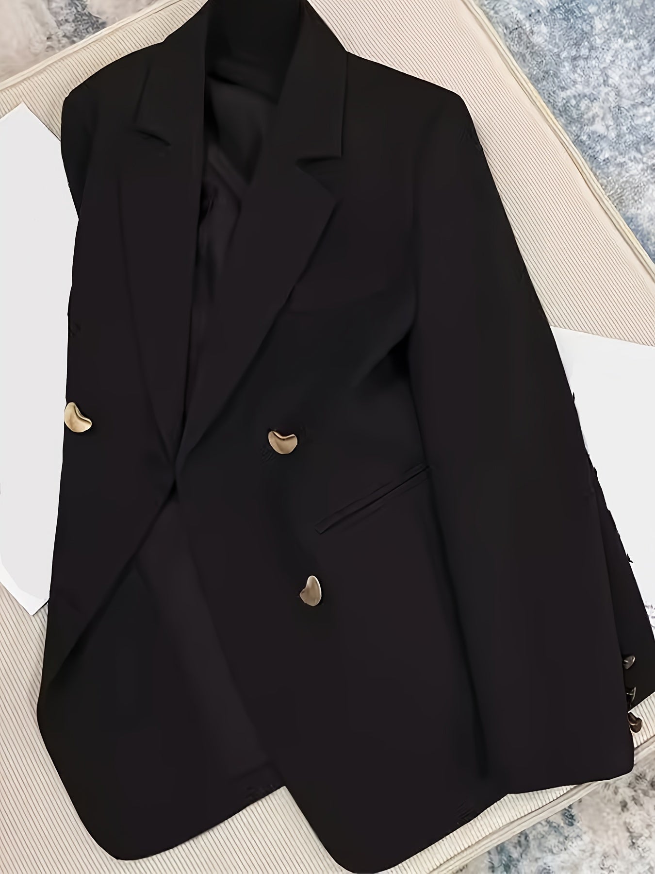 Timeless Women's Warm Tailored Blazer Coat - OutfitLondon