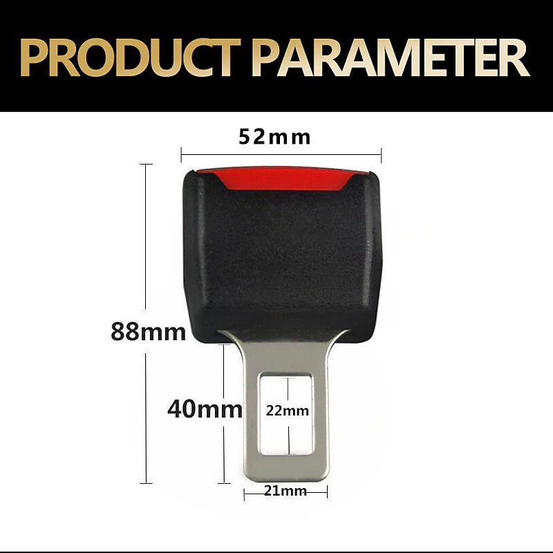 2 Packs Car Seat Belt Clip Extension
