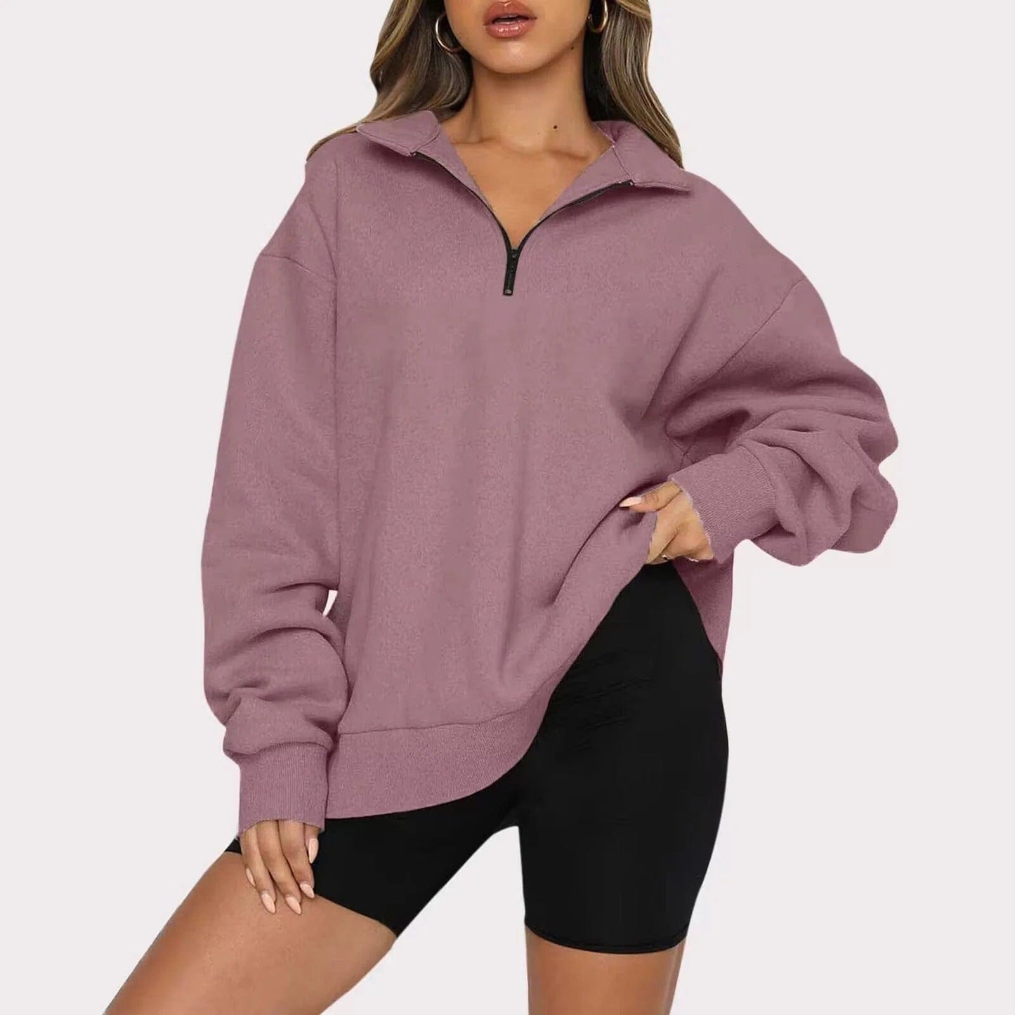 Cozy Fleece Lined Winter Sweatshirt