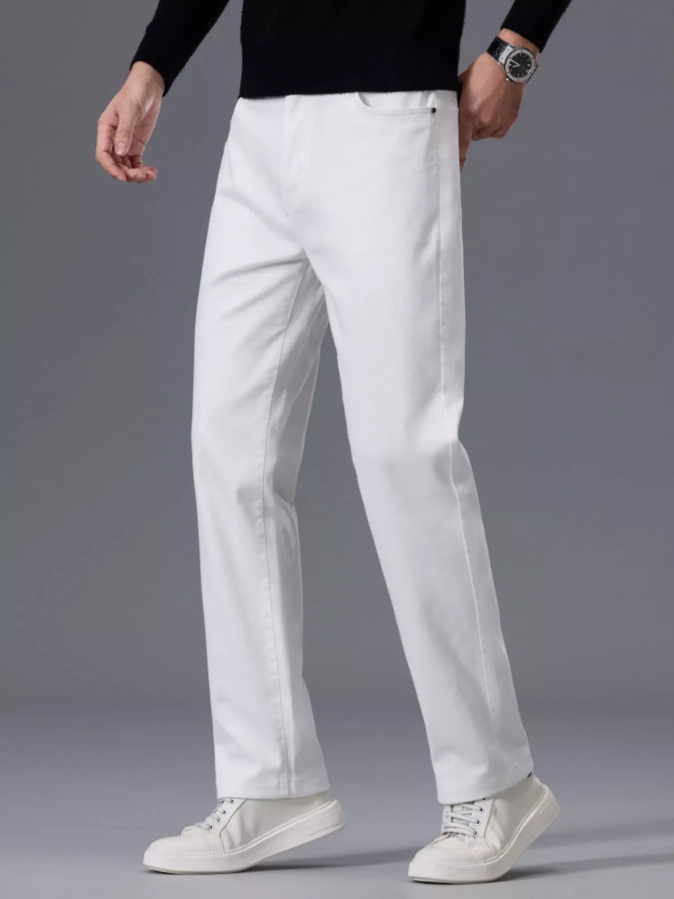 Regular Fit Straight Leg Men's Jeans - OutfitLondon
