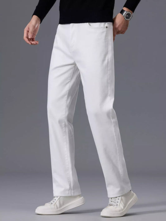 Regular Fit Straight Leg Men's Jeans - OutfitLondon