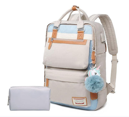 Waterproof Ladies Laptop Backpack 15.6 Inch Compartment