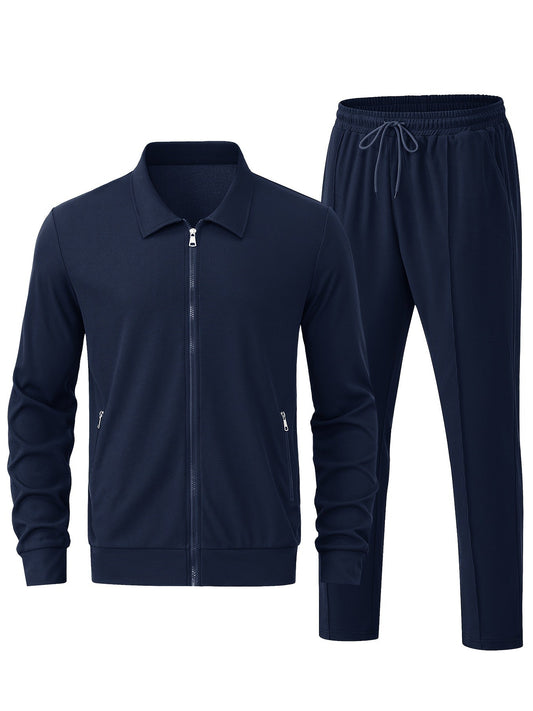 Athletic Mens Tracksuit Jacket and Pant Set - OutfitLondon