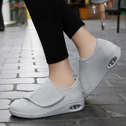 Comfortable Wide Fit Walking Shoes - Slip Resistant