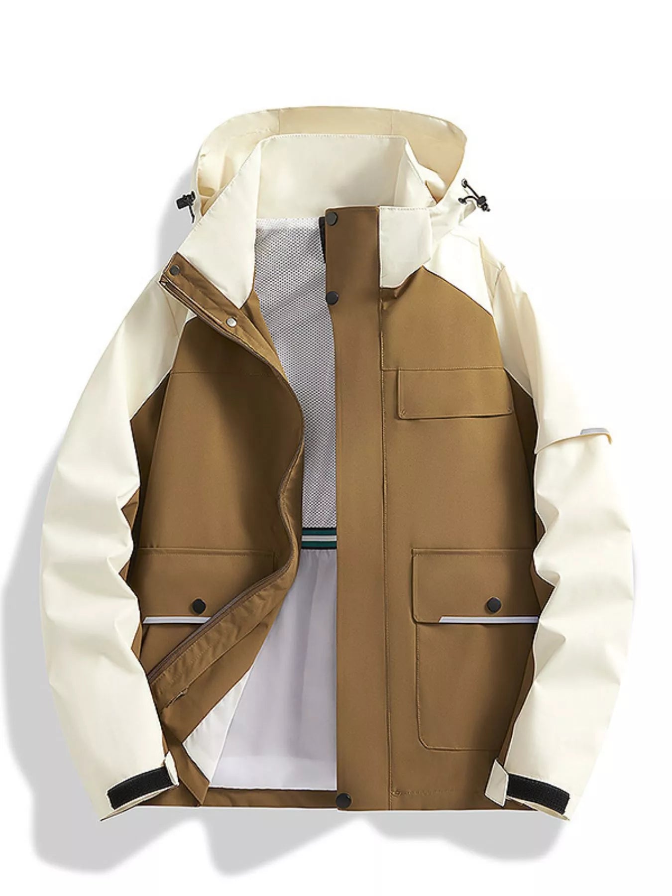 Big Mens Water Resistant Jacket Coat - OutfitLondon