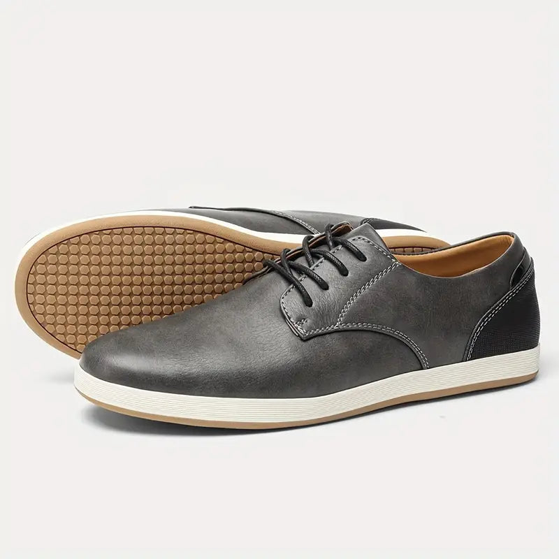 Premium Leather Running Shoes