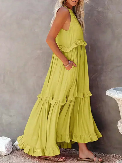 Elegant Women's Flower Print Dress