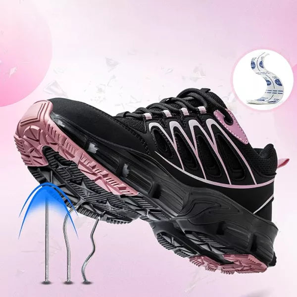 Women's Work Shoes with Steel Toe Cap Safety Sneakers