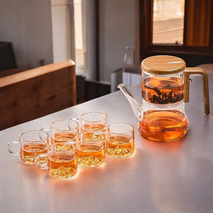 Borosilicate Glass Magnetic Teapot